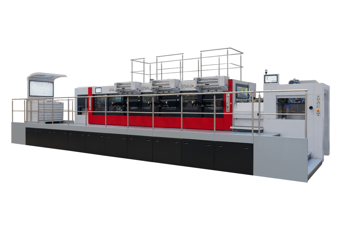 MK3920FFCSB平壓平三機(jī)組燙金模切機(jī)
最高速度6000張/小時(shí),快速換版、一鍵設(shè)定